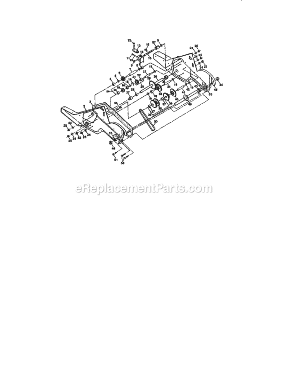 Page D Diagram and Parts List for 917293320  Craftsman Tiller