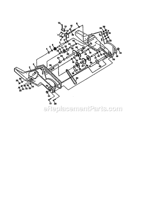 Page D Diagram and Parts List for 917293471  Craftsman Tiller