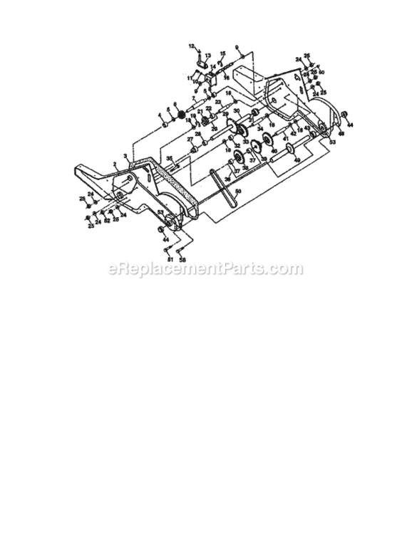 Page D Diagram and Parts List for 917293480  Craftsman Tiller