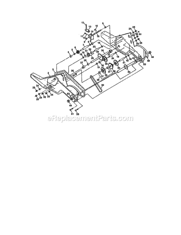 Page D Diagram and Parts List for 917293484  Craftsman Tiller