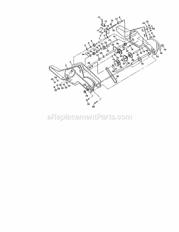 Page D Diagram and Parts List for 917293491  Craftsman Tiller