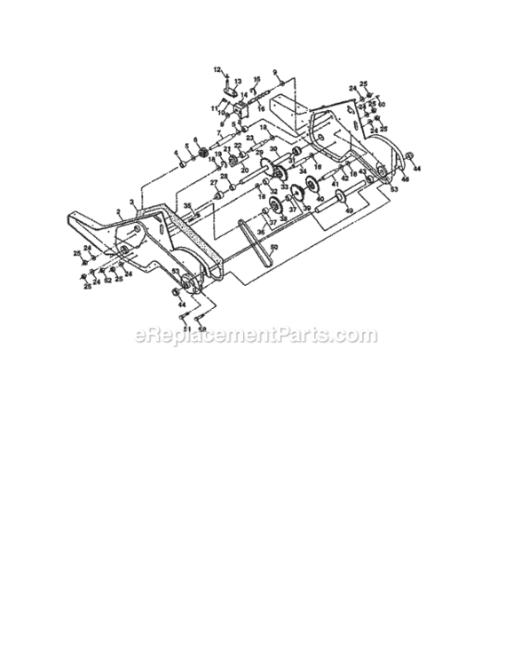 Page D Diagram and Parts List for 917293580  Craftsman Tiller