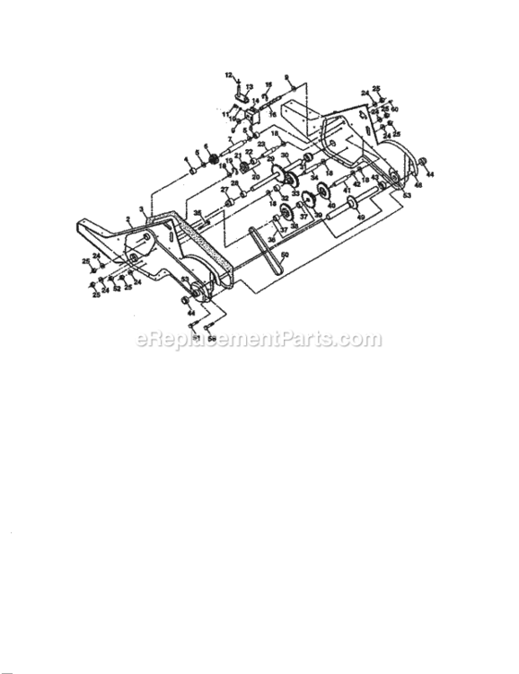 Page D Diagram and Parts List for 917293582  Craftsman Tiller