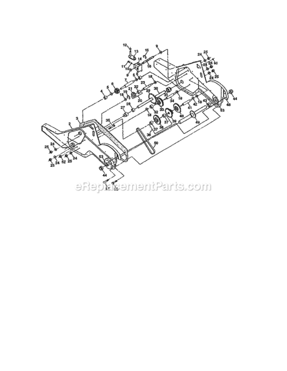 Page D Diagram and Parts List for 917293583  Craftsman Tiller