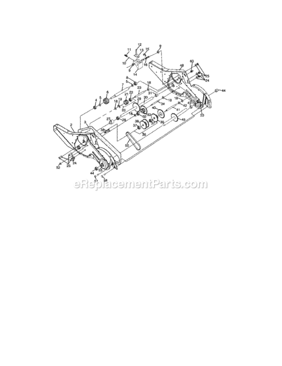 Page D Diagram and Parts List for 917294481  Craftsman Tiller
