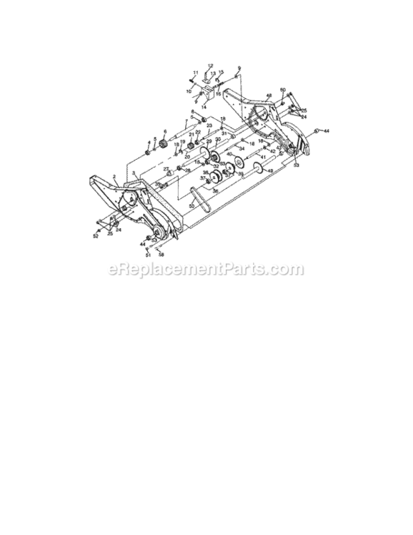 Page D Diagram and Parts List for 917294482  Craftsman Tiller