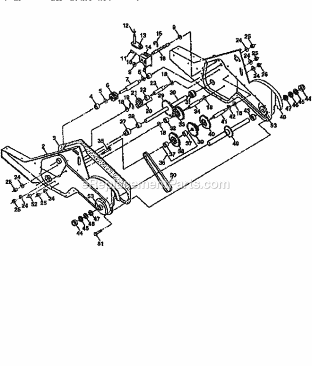 Page D Diagram and Parts List for 917295554  Craftsman Tiller