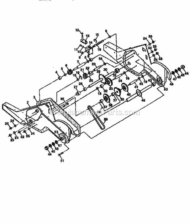 Page D Diagram and Parts List for 917295660  Craftsman Tiller