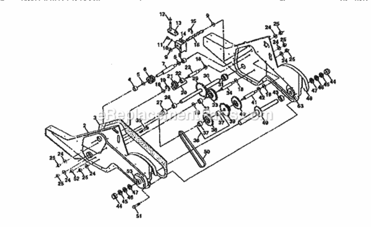 Page D Diagram and Parts List for 917295851  Craftsman Tiller