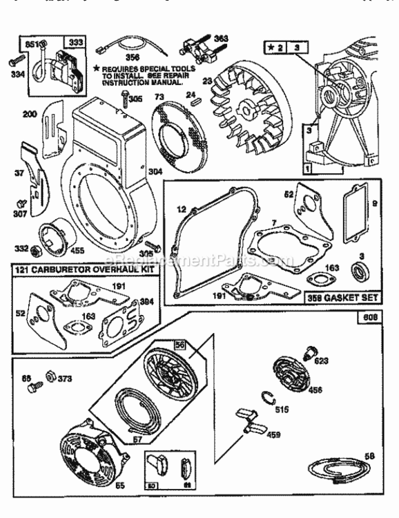 Page J Diagram and Parts List for 917295852  Craftsman Tiller