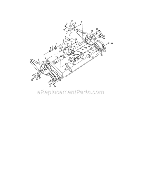 Page D Diagram and Parts List for 917296030  Craftsman Tiller