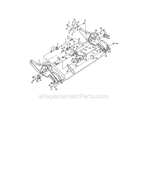 Page D Diagram and Parts List for 917297030  Craftsman Tiller