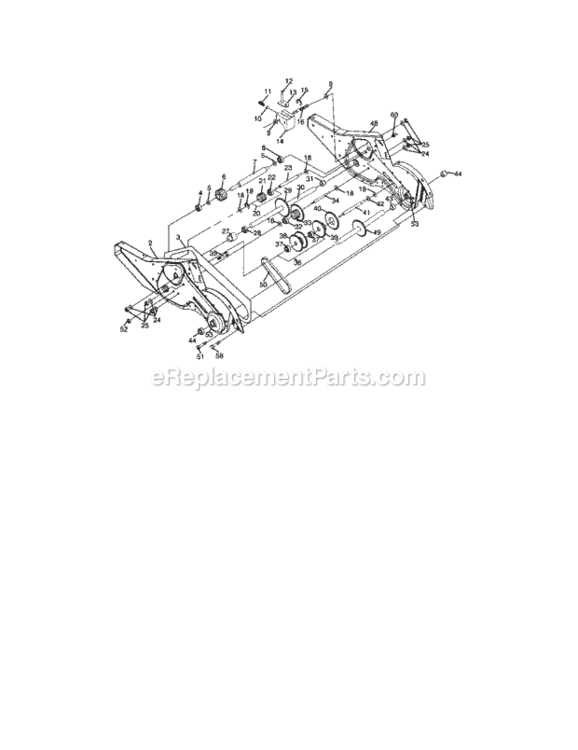 Page D Diagram and Parts List for 917297032  Craftsman Tiller