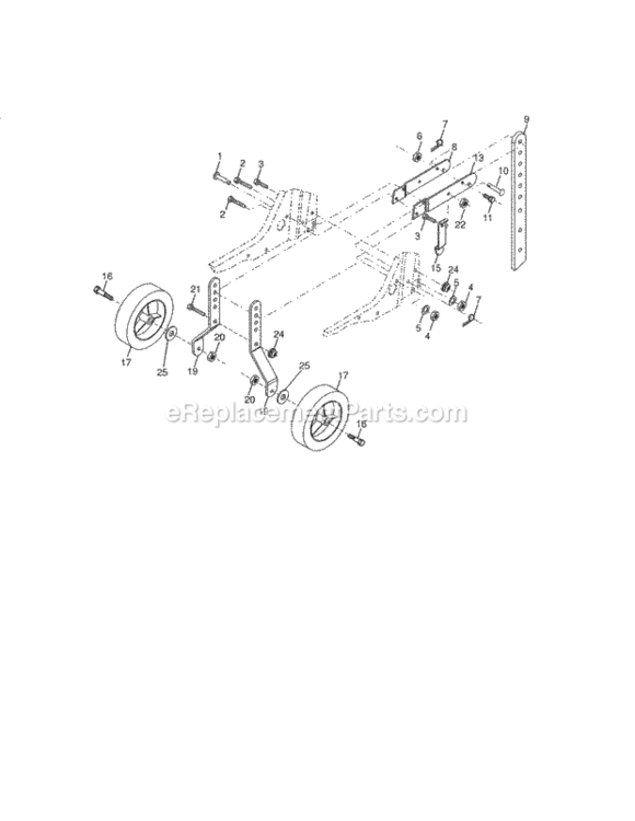 Page C Diagram and Parts List for 917298021  Craftsman Tiller
