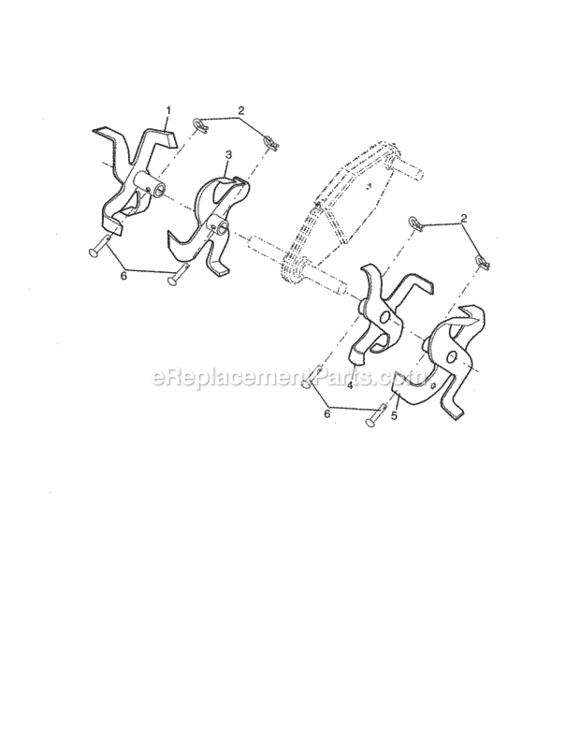 Page D Diagram and Parts List for 917298022  Craftsman Tiller