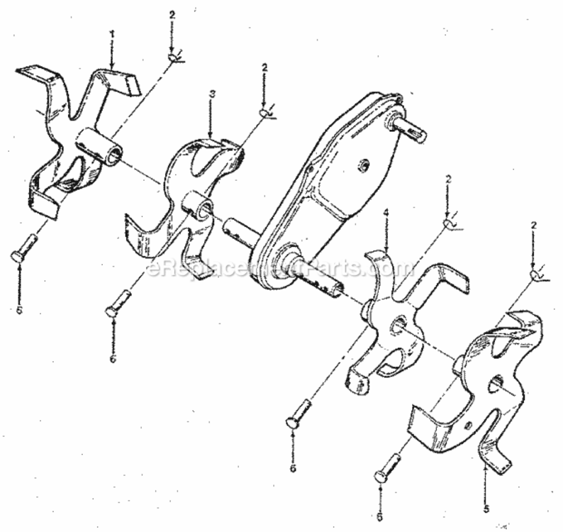 Page D Diagram and Parts List for 917298232  Craftsman Tiller