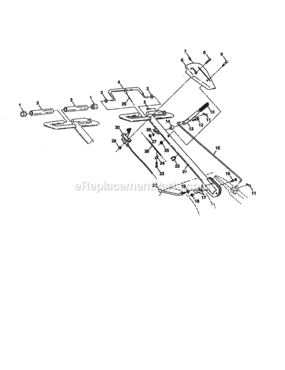 Page F Diagram and Parts List for 917298560  Craftsman Tiller