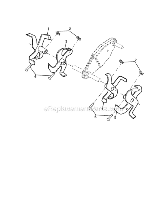 Page D Diagram and Parts List for 917299013  Craftsman Tiller