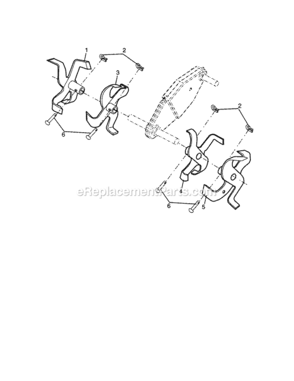 Page D Diagram and Parts List for 917299014  Craftsman Tiller