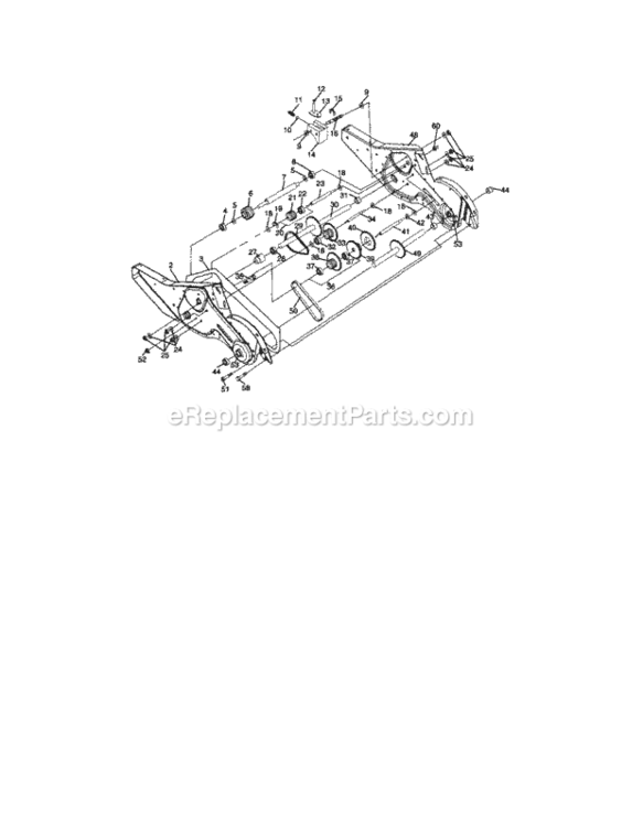 Page D Diagram and Parts List for 917299060  Craftsman Tiller