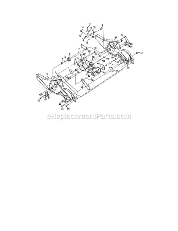 Page D Diagram and Parts List for 917299061  Craftsman Tiller