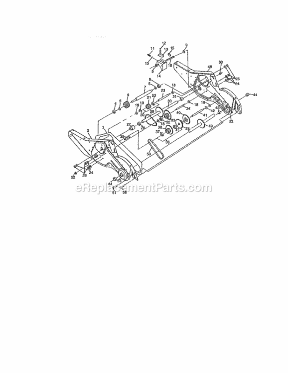 Page D Diagram and Parts List for 917299160  Craftsman Tiller