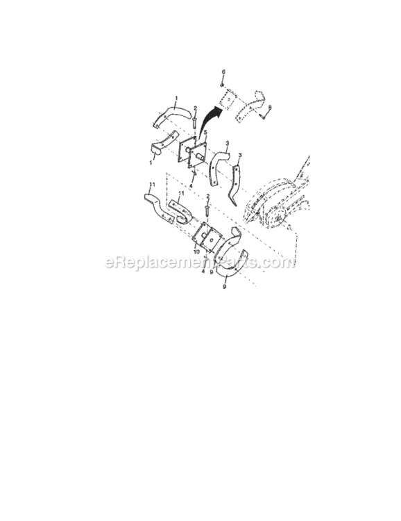 Page F Diagram and Parts List for 917299160  Craftsman Tiller