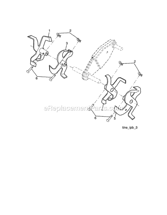 Page D Diagram and Parts List for 917299210  Craftsman Tiller