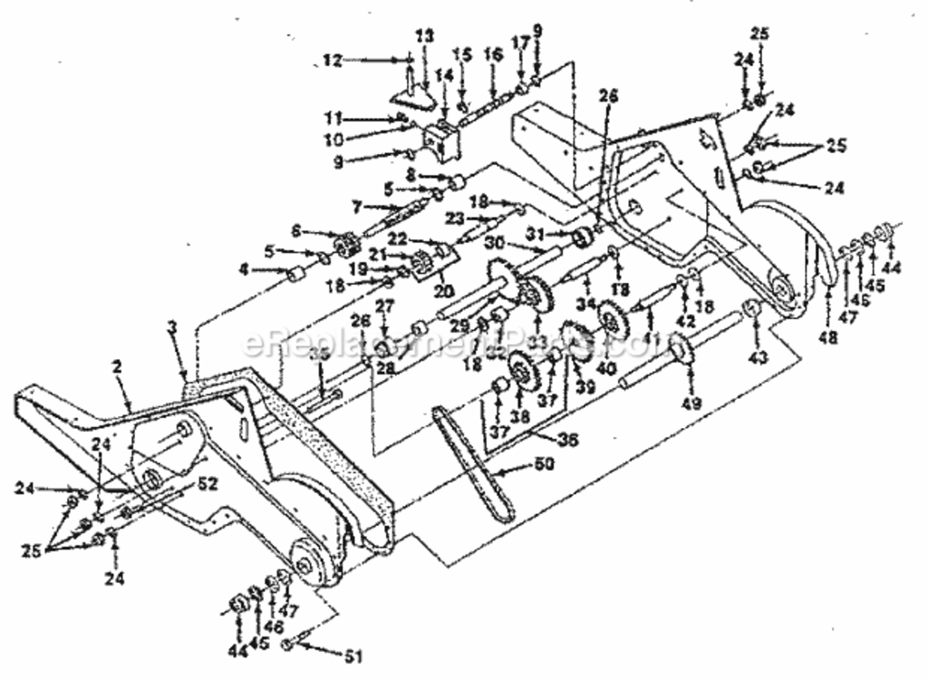 Page D Diagram and Parts List for 917299690  Craftsman Tiller