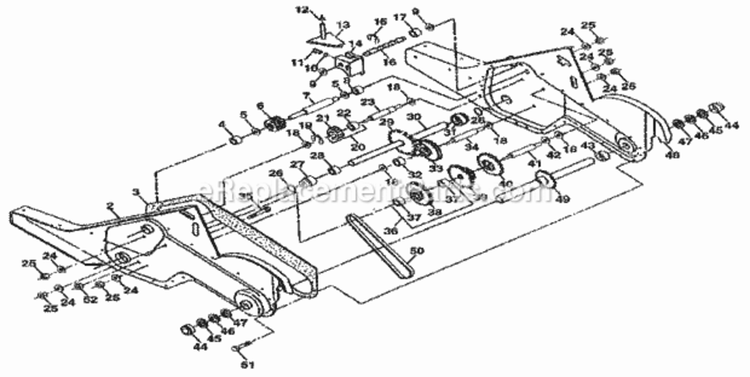 Page D Diagram and Parts List for 917299852  Craftsman Tiller
