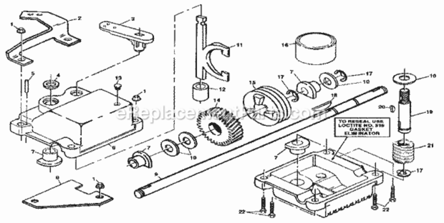 Page A Diagram and Parts List for 917372060  Craftsman Lawn Mower
