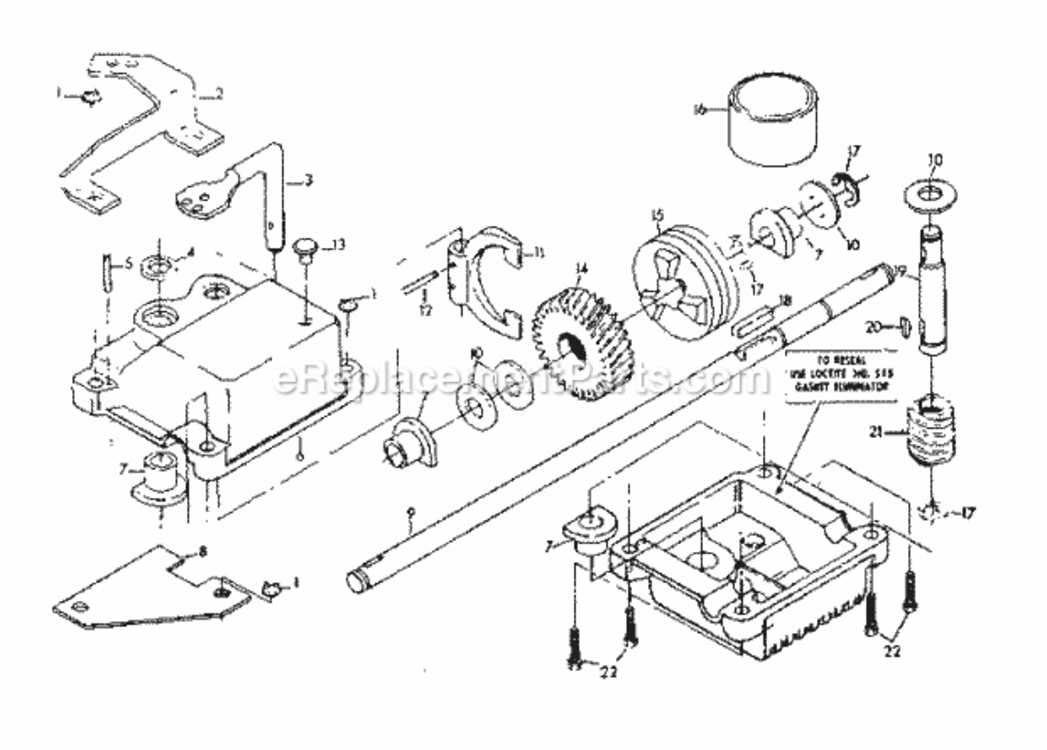 Page D Diagram and Parts List for 917372401  Craftsman Lawn Mower