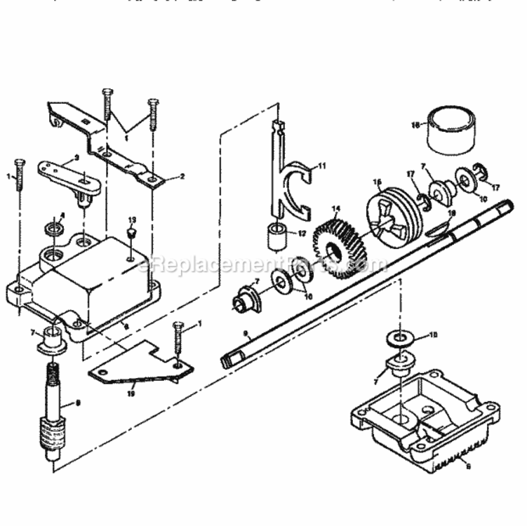 Page C Diagram and Parts List for 917372841  Craftsman Lawn Mower