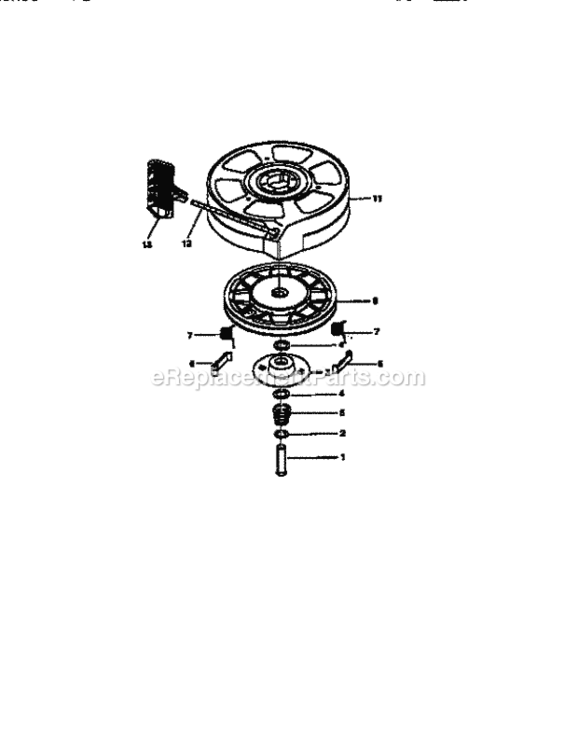 Page D Diagram and Parts List for 917372854  Craftsman Lawn Mower