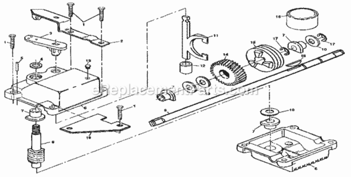 Page C Diagram and Parts List for 917373271  Craftsman Lawn Mower