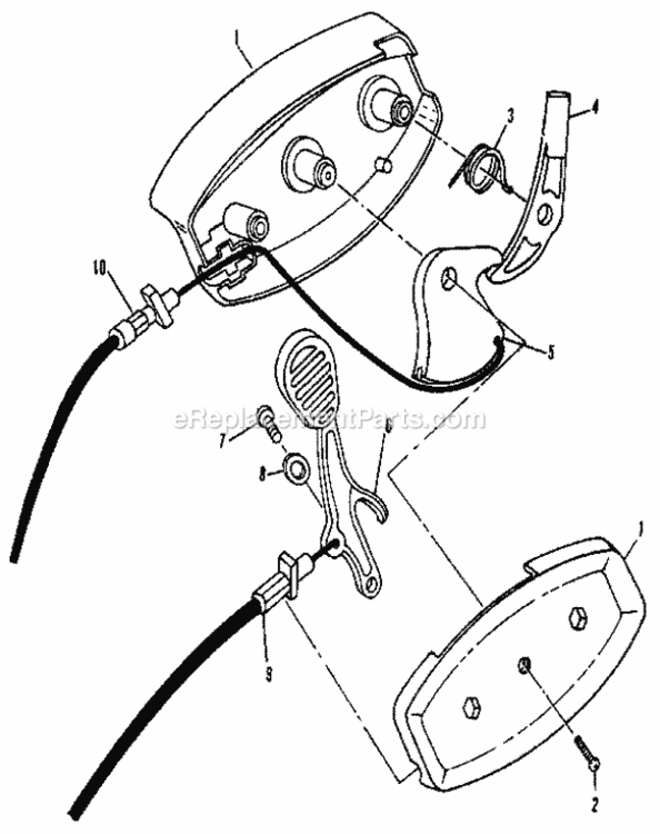 Page C Diagram and Parts List for 917373491  Craftsman Lawn Mower