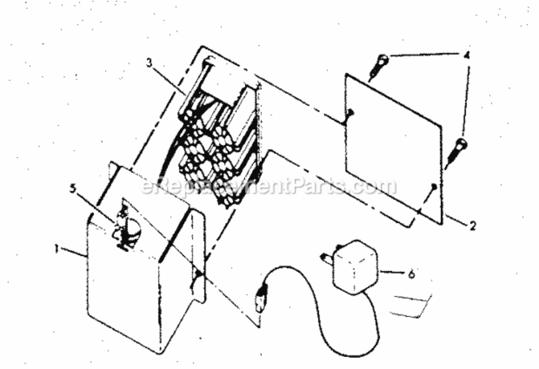 Page E Diagram and Parts List for 917374400  Craftsman Lawn Mower