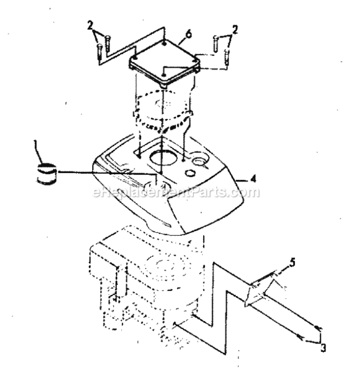 Page D Diagram and Parts List for 917374410  Craftsman Lawn Mower
