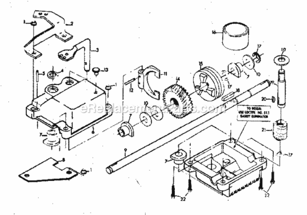 Page F Diagram and Parts List for 917374410  Craftsman Lawn Mower
