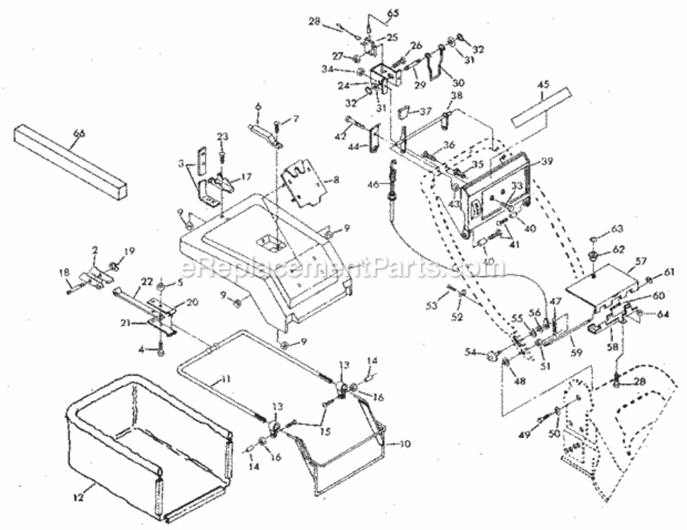 Page C Diagram and Parts List for 917374411  Craftsman Lawn Mower
