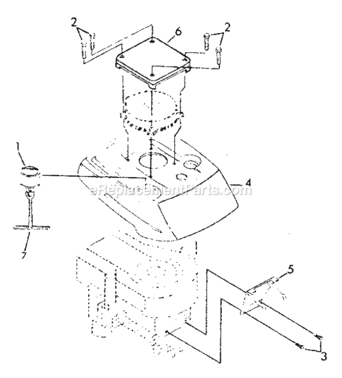 Page D Diagram and Parts List for 917374411  Craftsman Lawn Mower