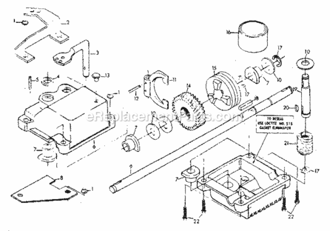 Page F Diagram and Parts List for 917374411  Craftsman Lawn Mower