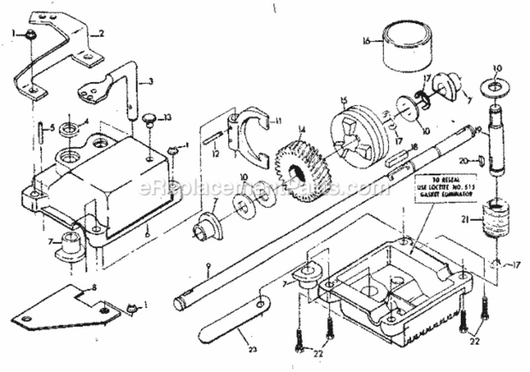 Page B Diagram and Parts List for 917374640  Craftsman Lawn Mower