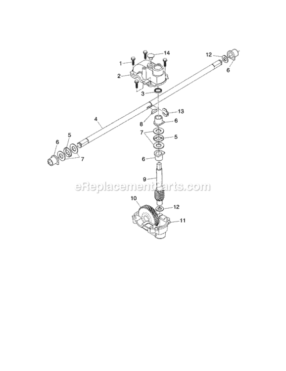 Page C Diagram and Parts List for 917374780  Craftsman Lawn Mower