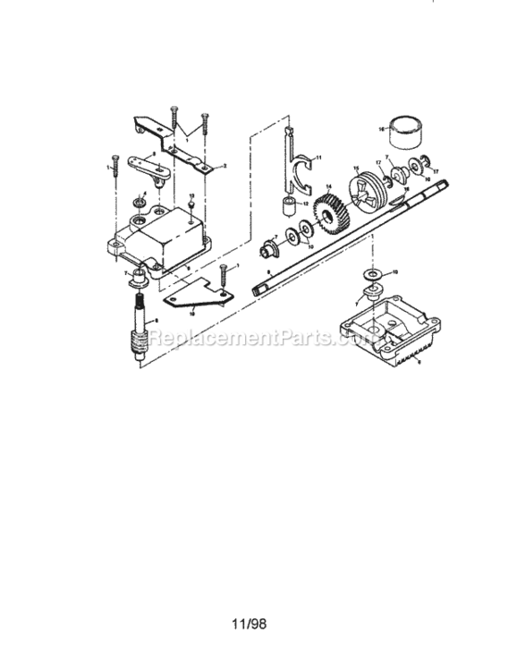 Page A Diagram and Parts List for 917377401  Craftsman Lawn Mower