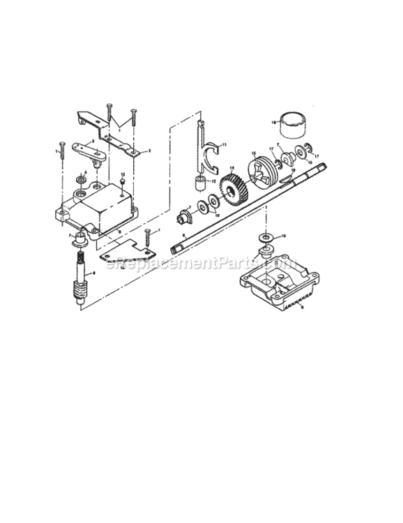 Page A Diagram and Parts List for 917377523  Craftsman Lawn Mower