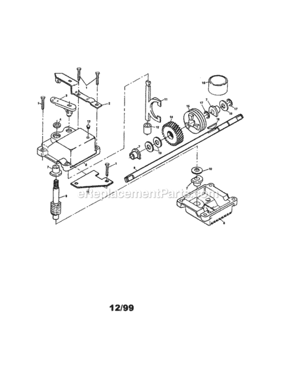 Page A Diagram and Parts List for 917377544  Craftsman Lawn Mower