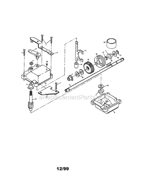 Page A Diagram and Parts List for 917377564  Craftsman Lawn Mower
