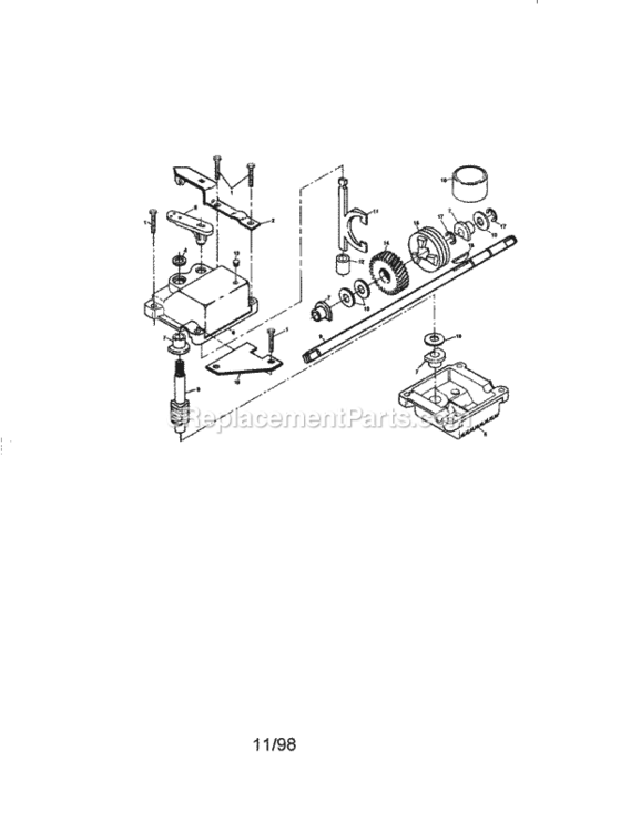 Page A Diagram and Parts List for 917377582  Craftsman Lawn Mower