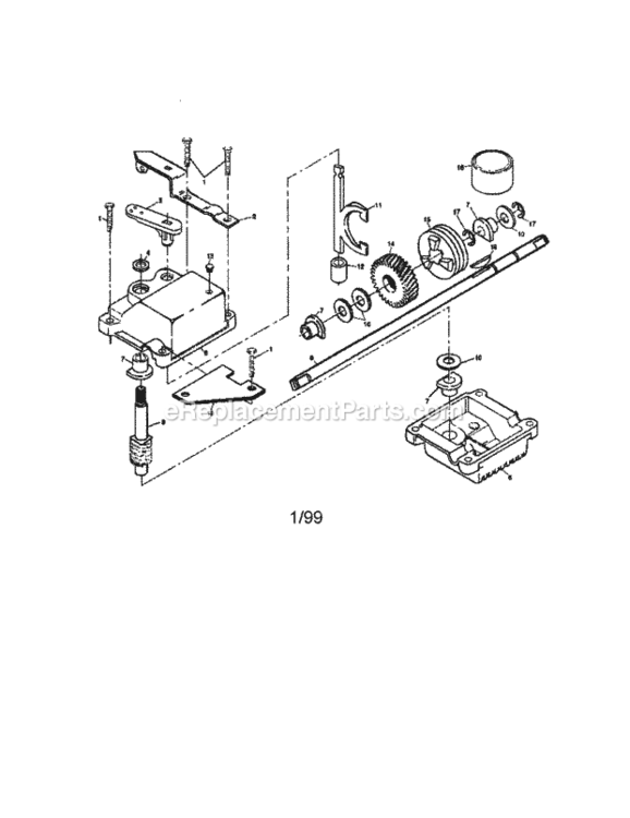Page A Diagram and Parts List for 917377593  Craftsman Lawn Mower